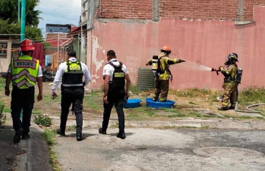 Atiende PC Michoacán a dos menores intoxicados con gas lacrimógeno-1