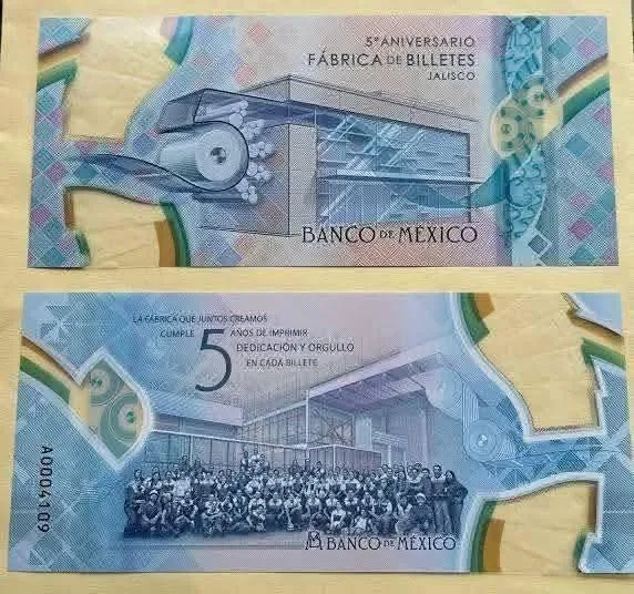 Billete de 5 pesos causa revuelo en redes