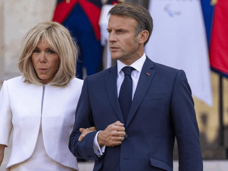 Brigitte Macron abofetea a Emmanuel en Vietnam