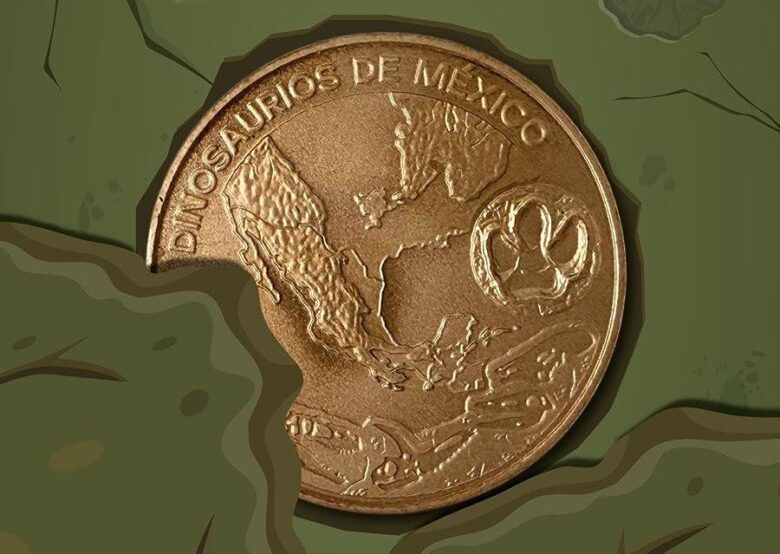 Casa de Moneda lanzó una nueva colección de medallas inspirada en los dinosaurios de México