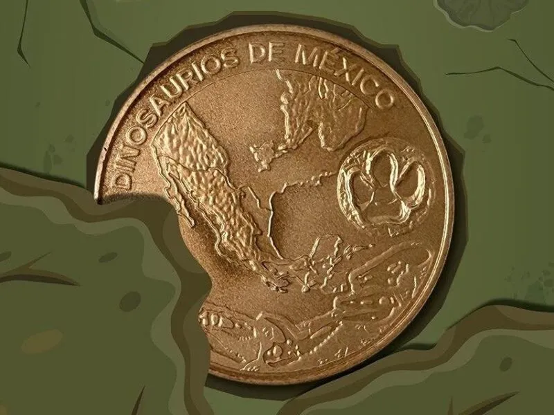 Casa de Moneda lanzó una nueva colección de medallas inspirada en los dinosaurios de México