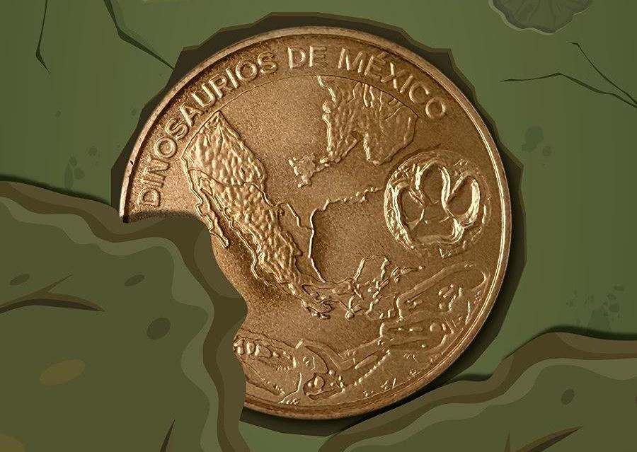Casa de Moneda lanzó una nueva colección de medallas inspirada en los dinosaurios de México