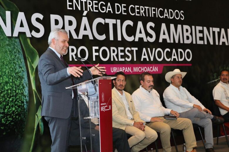 Certificado con Proforest Avocado, el 67 % del aguacate exportado a EUA: Bedolla