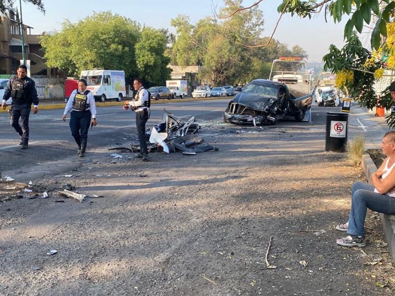Choque en calzada La Huerta de Morelia deja un muerto y un herido