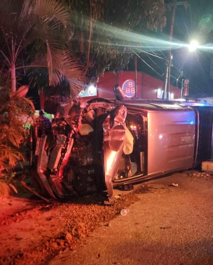 choque múltiple deja 5 lesionados, en accidente en Uruapan