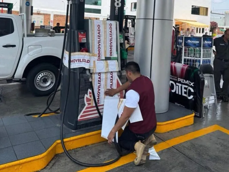 Clausura Profeco 4 gasolineras de Morelia, Pátzcuaro y Charo en Michoacán