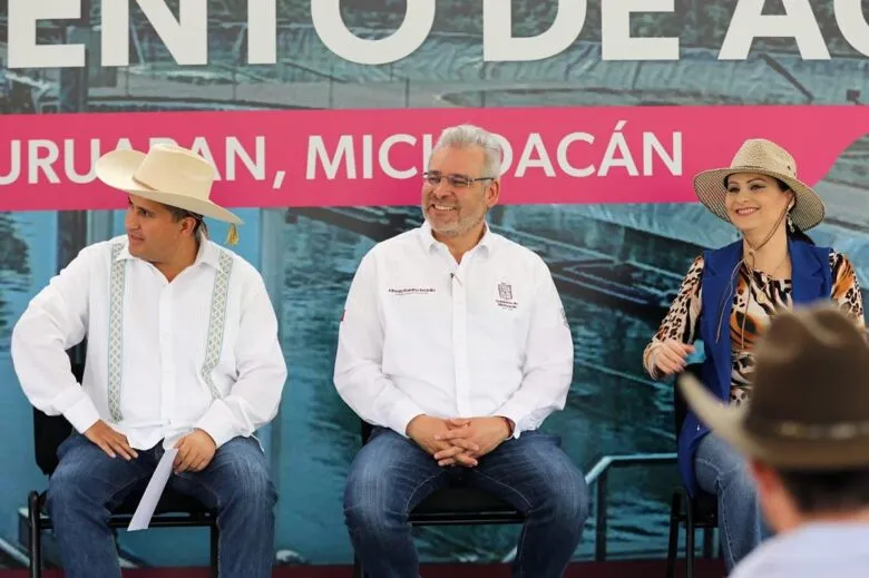 Con inversión de 200 mdp, inaugura Bedolla planta tratadora de agua en Uruapan
