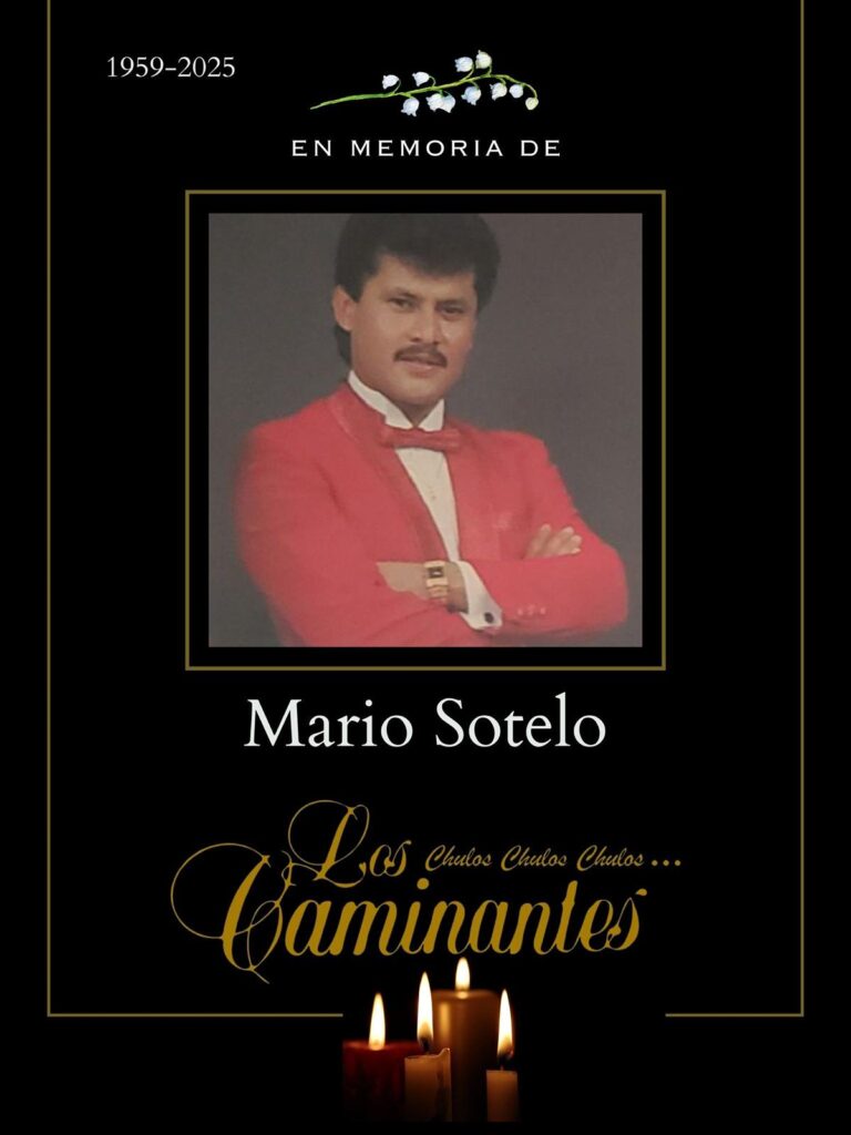 Confirman fallecimiento de Mario Sotelo, vocalista de ‘Los Caminantes’-1