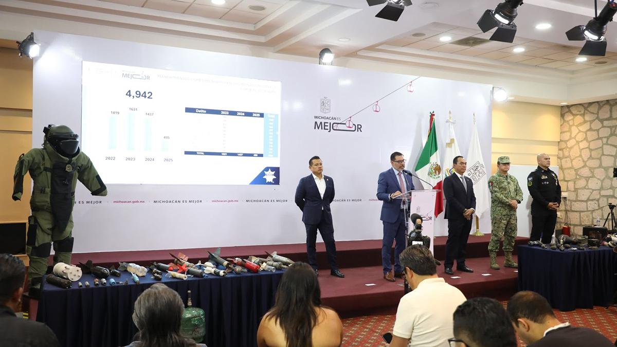 Decomisados 523 artefactos explosivos improvisados en el mes de abril: SSP