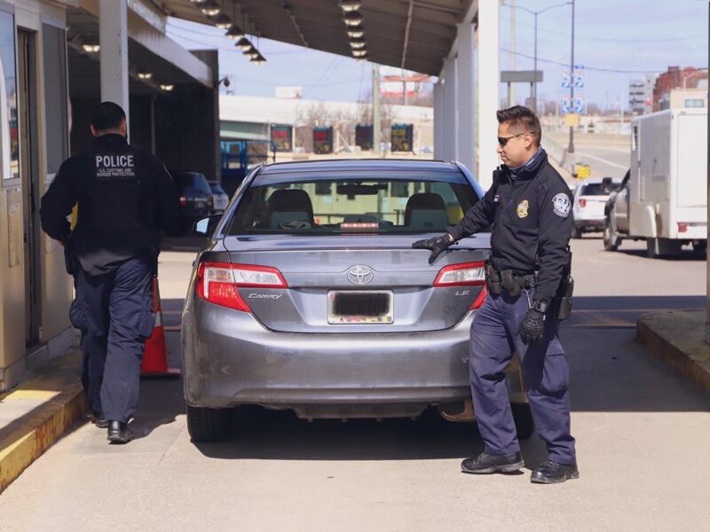 Detención de pareja en la frontera de Tamaulipas
