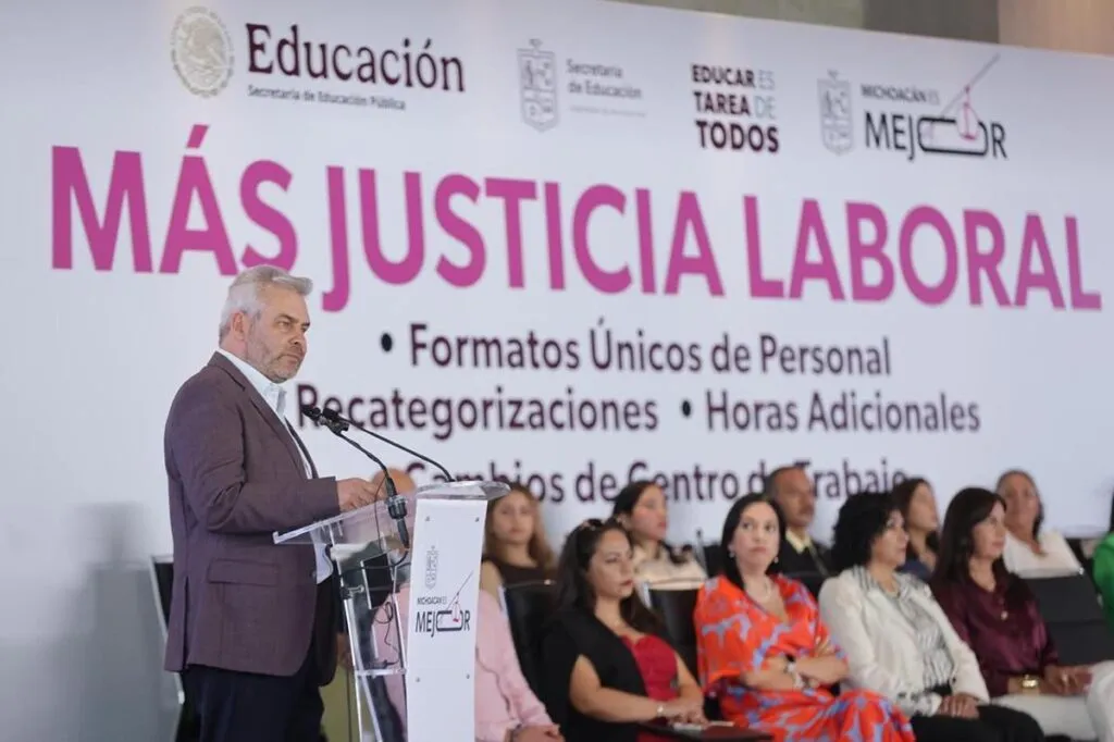 En gobierno de Bedolla, maestras y maestros en primer lugar de atención en Michoacán