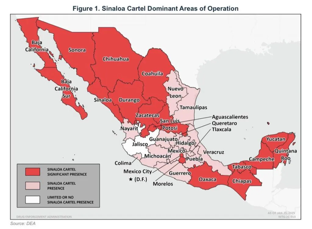 En Michoacán operan 4 cárteles del narcotráfico según informe de la DEA
