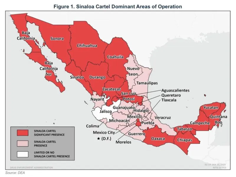 En Michoacán operan 4 cárteles del narcotráfico según informe de la DEA