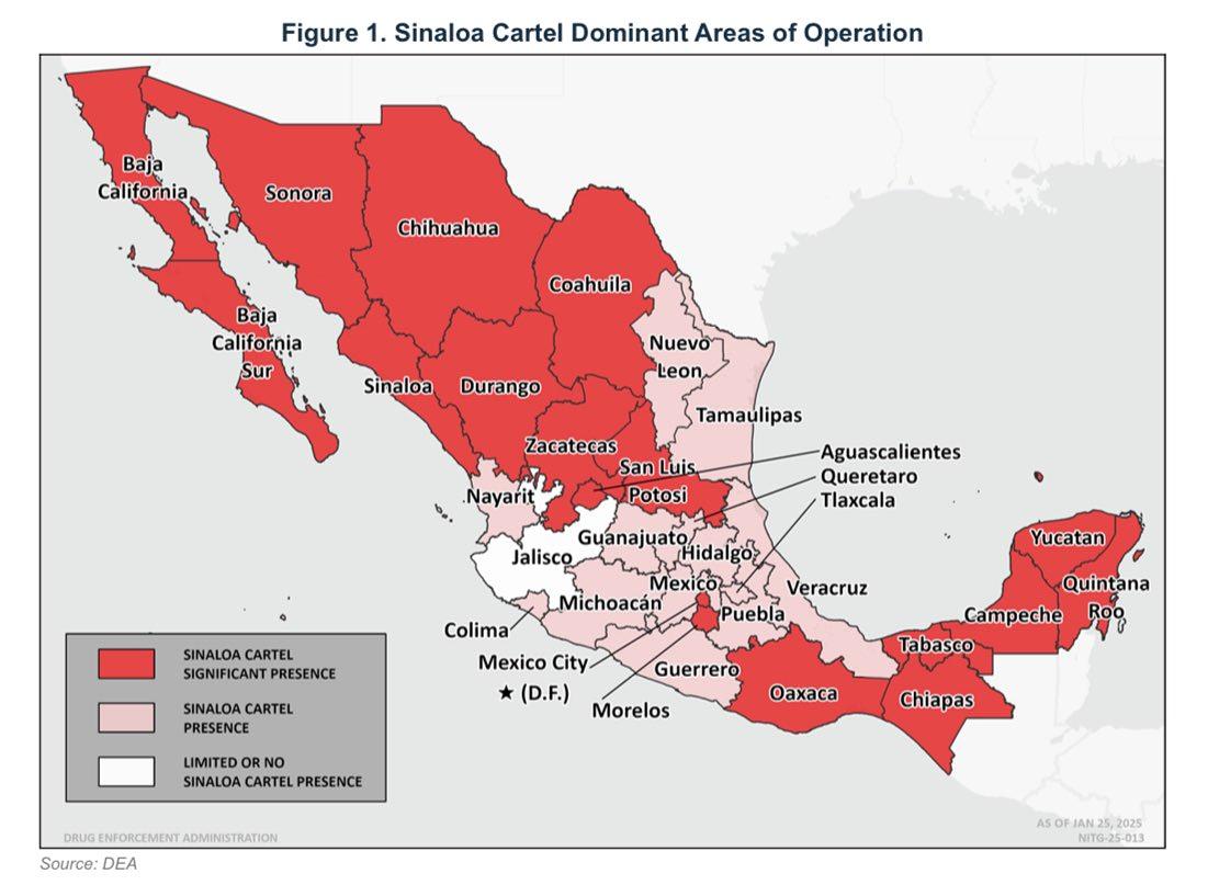 En Michoacán operan 4 cárteles del narcotráfico según informe de la DEA