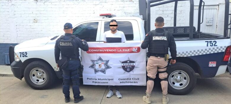 En operativo detienen a hombre con narcóticos en Pátzcuaro 1
