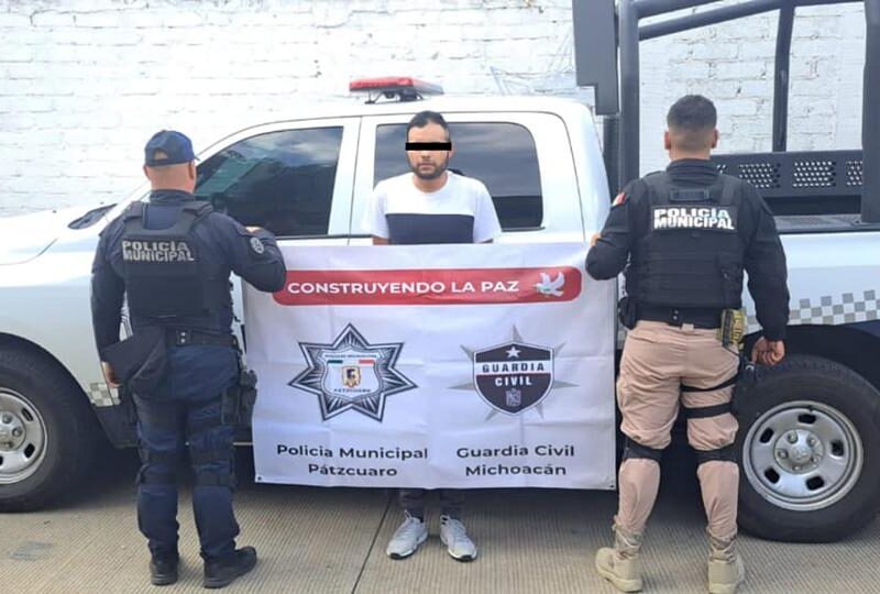 En operativo detienen a hombre con narcóticos en Pátzcuaro 1