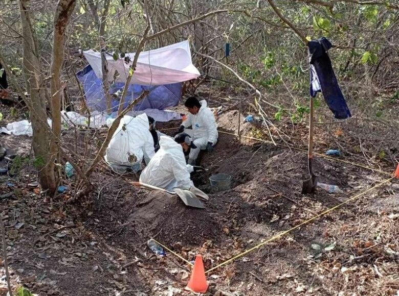 Fosas clandestinas ubicadas en Colima