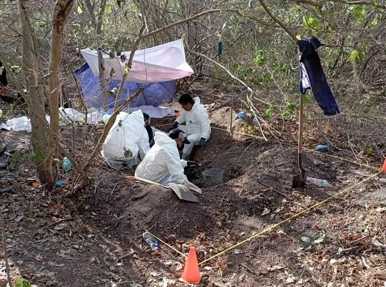 Fosas clandestinas ubicadas en Colima