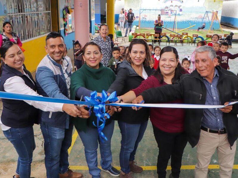 Gobierno de Quiroga impulsa mejores espacios educativos para la niñez