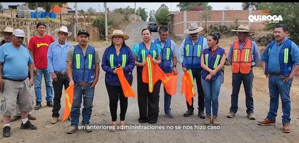 Gobierno de Quiroga, comienza la rehabilitación del acceso a Caríngaro, mejorando el tránsito y seguridad vial para la comunidad 1