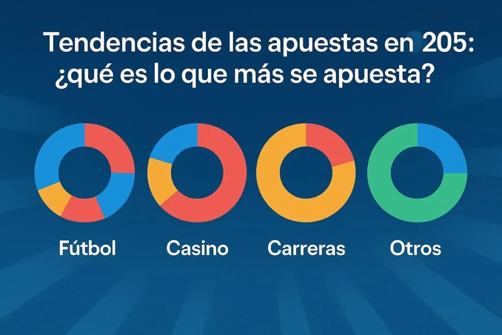 Gráfico de tendencia de apuestas en 2025