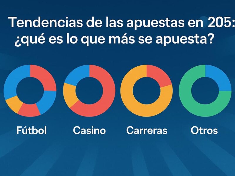 Gráfico de tendencia de apuestas en 2025