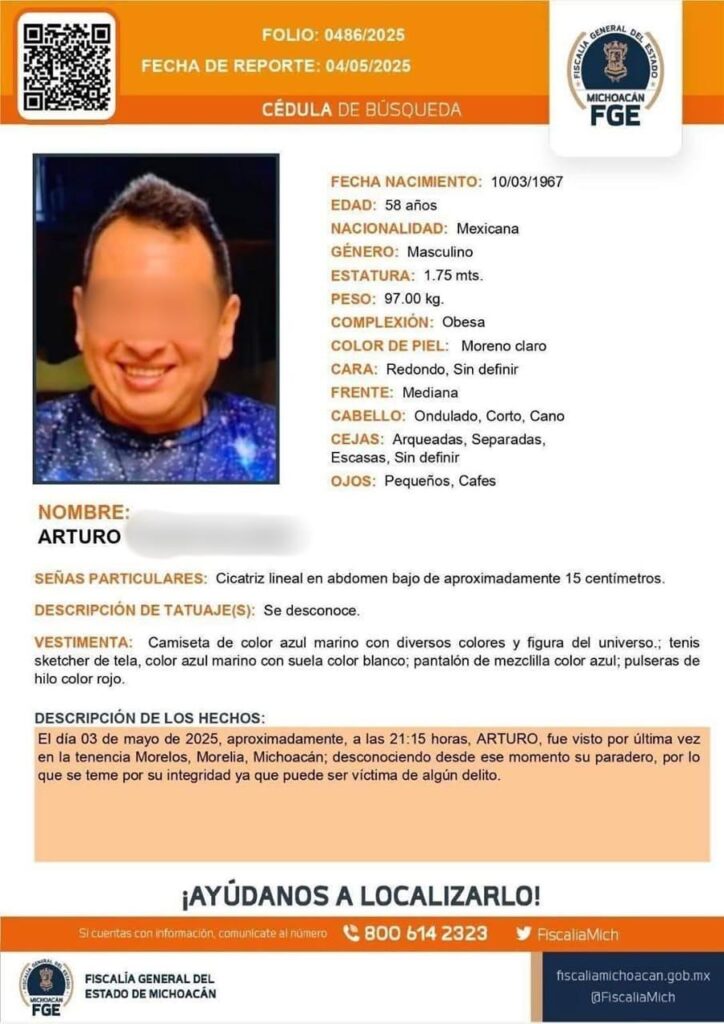 Hallan asesinado al "Maestro Sato" a la orilla de la carretera Morelia-Pátzcuaro-1