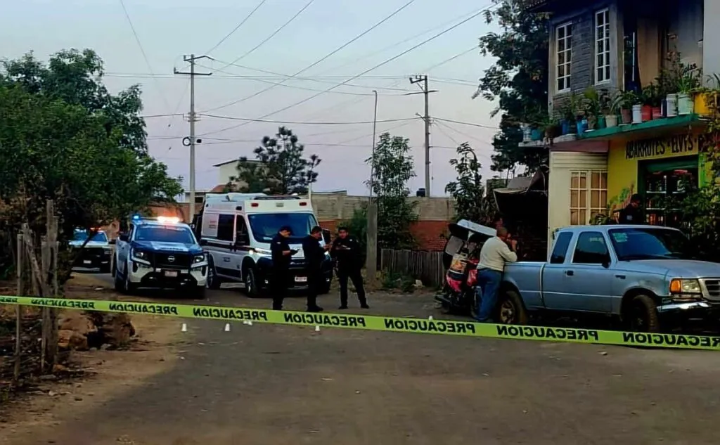 hombre asesinado a balazos en la colonia El Zapién