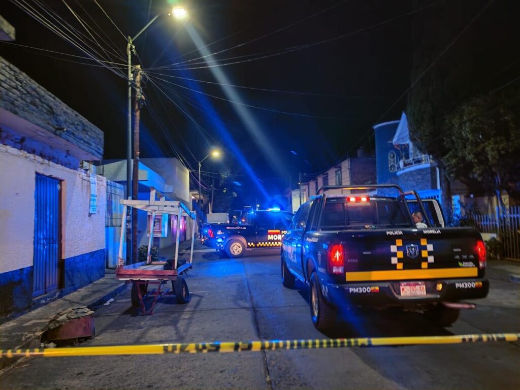 homicidio en ataque armado ser reporta en colonia Félix Ireta Morelia