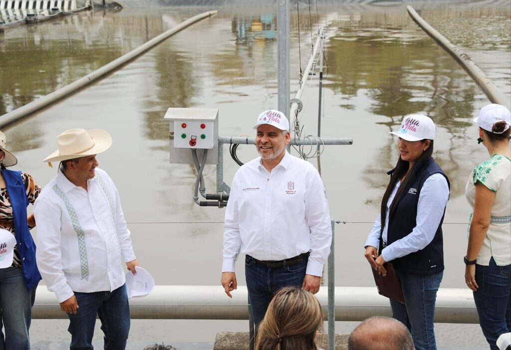 inauguran planta tratadora de agua en Uruapan