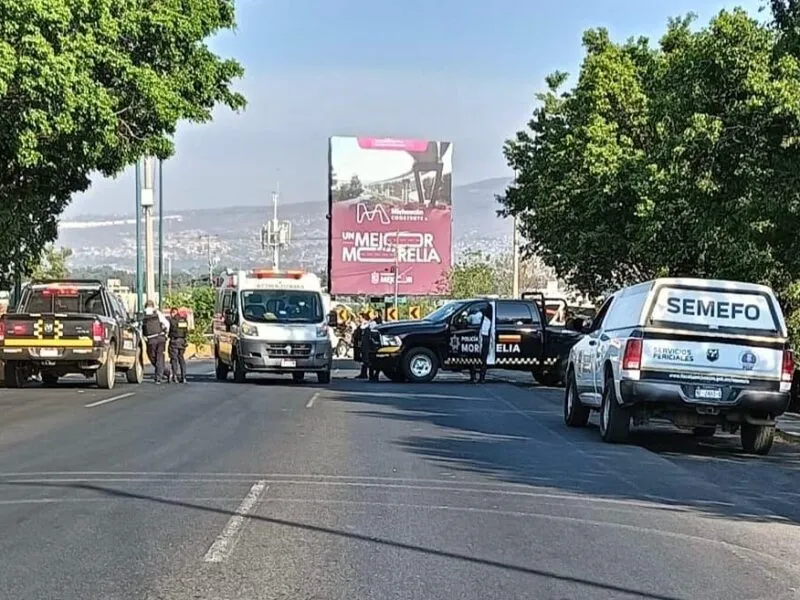 Investiga FGE accidente ocurrido en Periférico de Morelia, que dejó 2 muertos y un herido
