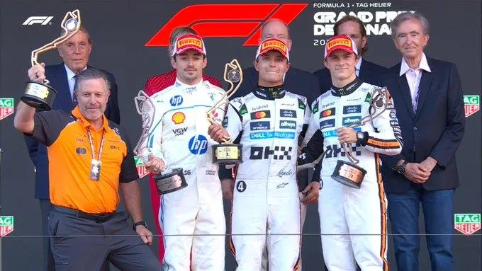 Lando Norris se lleva el Gran Premio de Mónaco con espectacular carrera