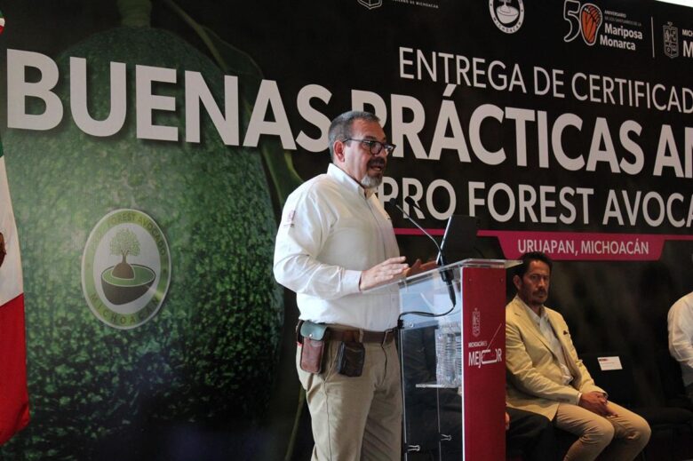 Libre de deforestación el 70 % del aguacate michoacano exportado a EU: Secma
