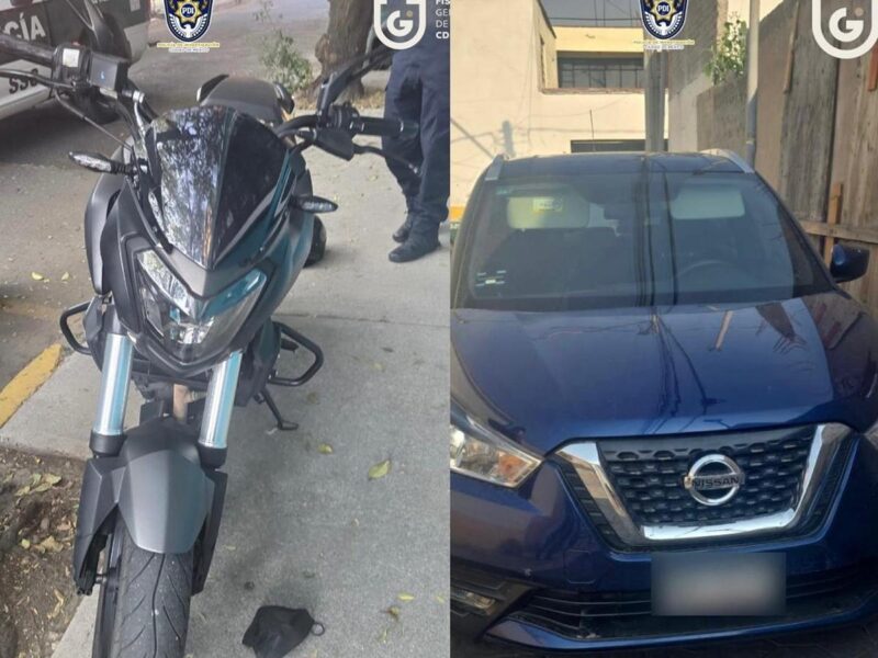 Localizan moto y vehículo relacionados al homicidio de colaboradores cercanos a Clara Brugada