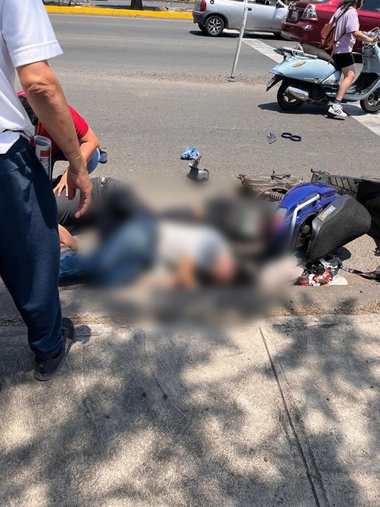 Motociclista fallece al impactarse con un camión de carga en Morelia-1