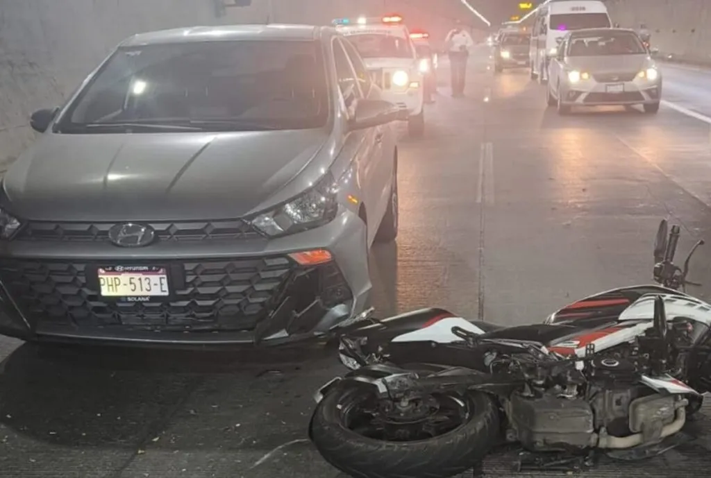 Motociclista queda herido tras ser impactado en Morelia