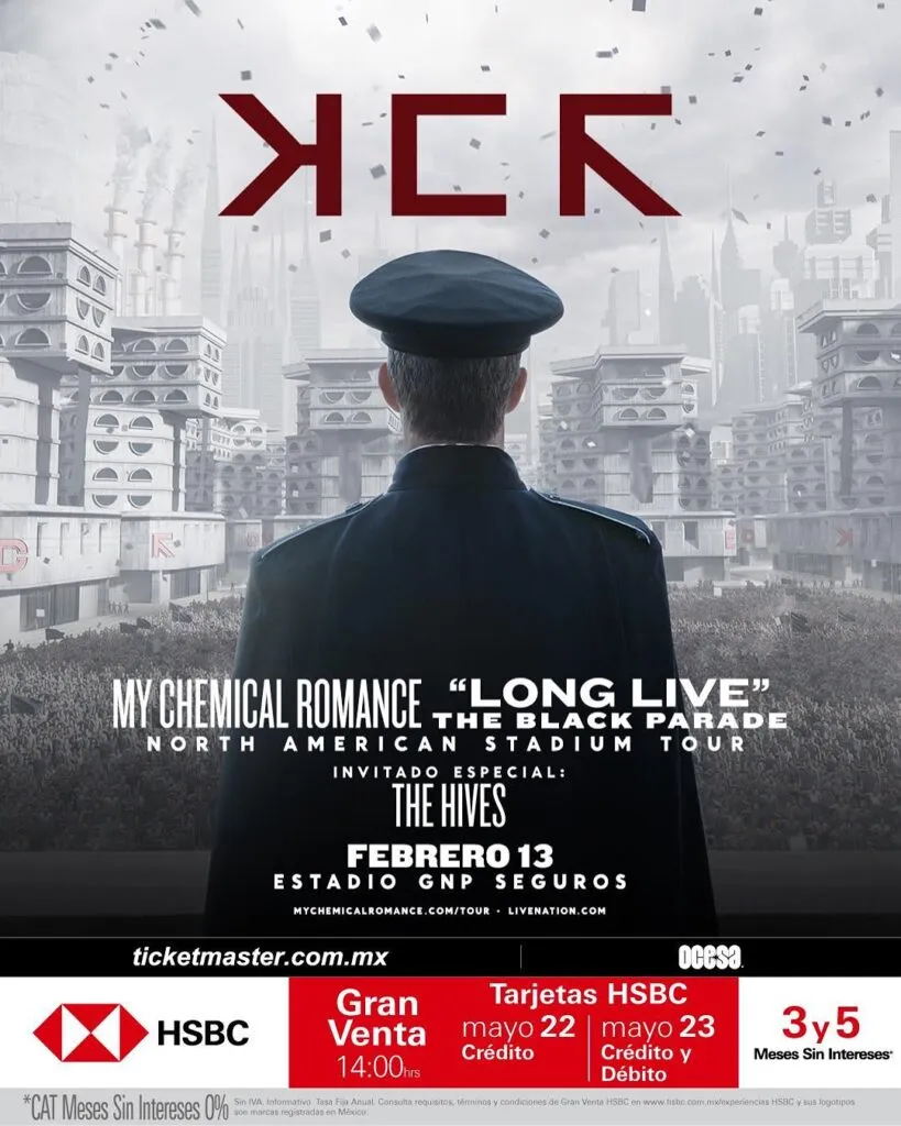 My Chemical Romance tendrá regreso a México