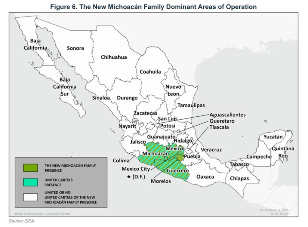 nueva familia michoacana opera en guerrero y puebla