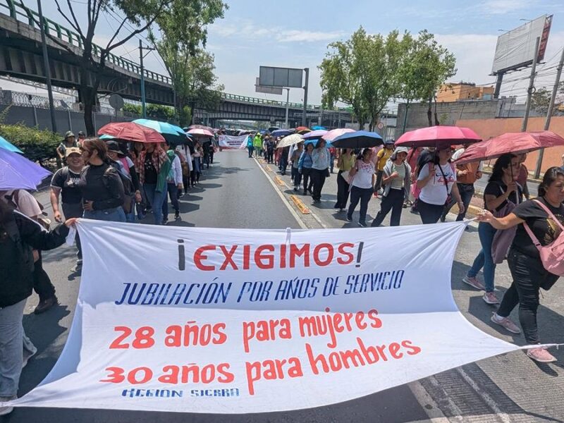 Paraliza la CNTE a la CDMX; SEP, INE y SHCP con bloqueos