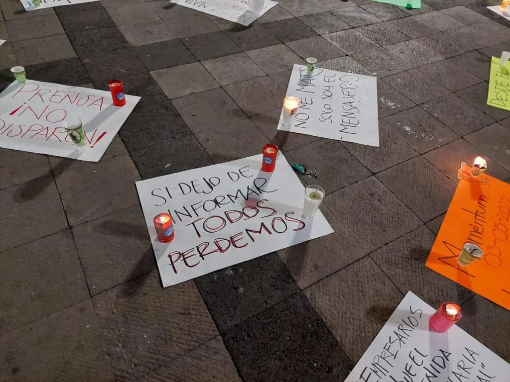 periodistas salen a las calle contra la violencia