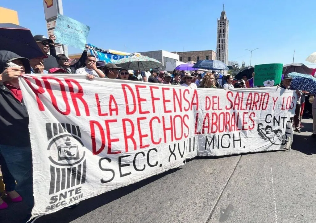 Por Día del Maestro, programadas dos marchas este jueves en Morelia-2