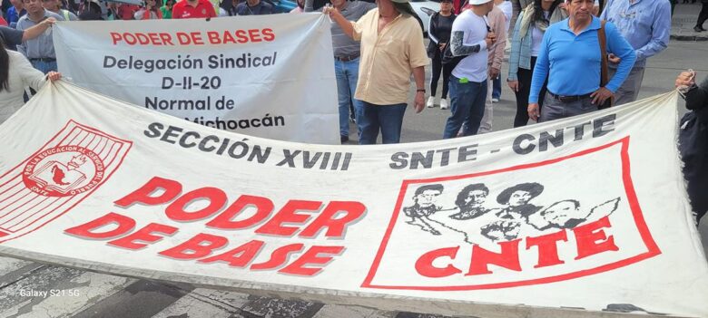 Por Día del Maestro, programadas dos marchas este jueves en Morelia