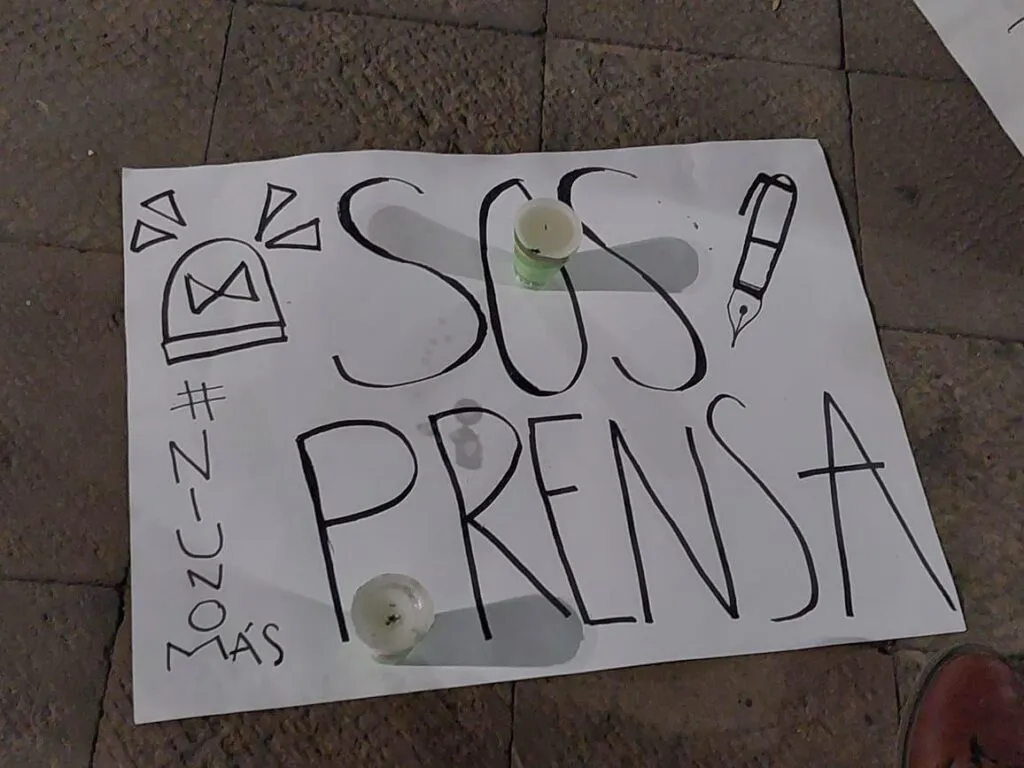prensa de Veracruz realiza manifestación tras homicidio