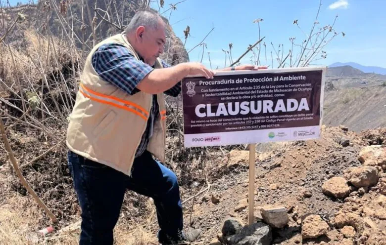 Proam clausura banco de materiales pétreos en Capula