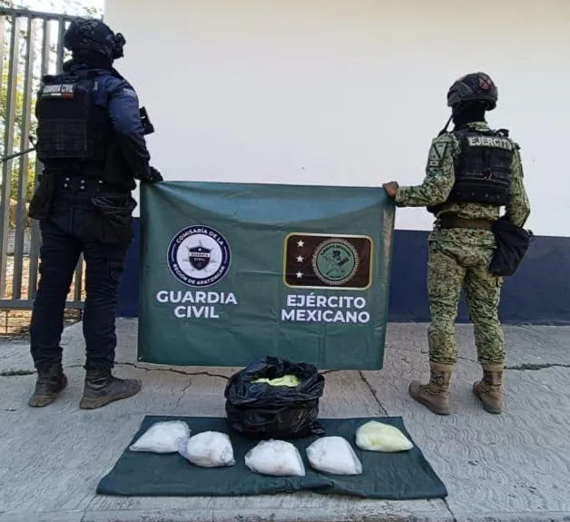 Reportan decomiso de metanfetamina en Parácuaro