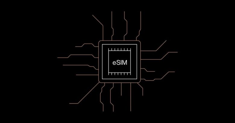 Representación artística de un eSIM