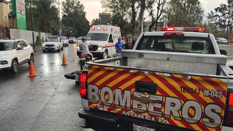 Saldo blanco tras lluvia torrencial de este miércoles en Morelia: PC