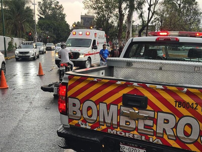 Saldo blanco tras lluvia torrencial de este miércoles en Morelia: PC