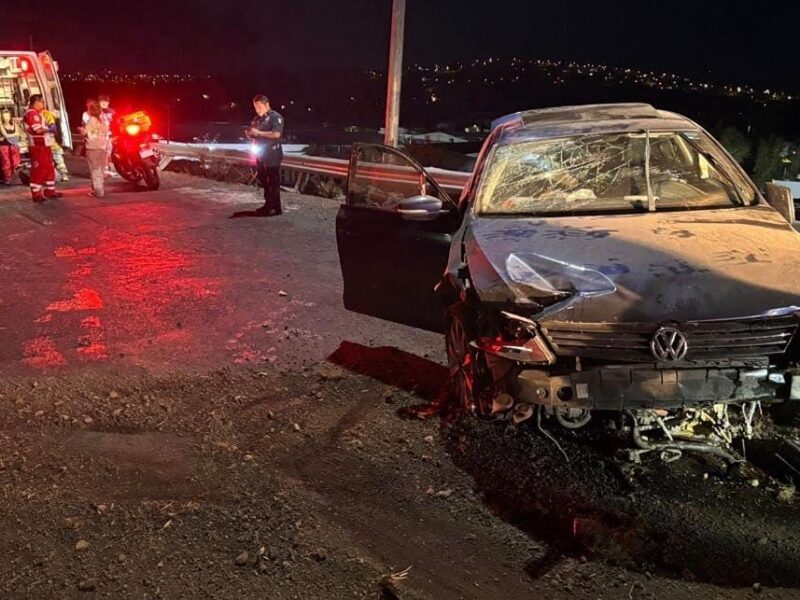 Se registran 2 accidentes vehiculares en distintos puntos de Morelia; hay 2 heridos