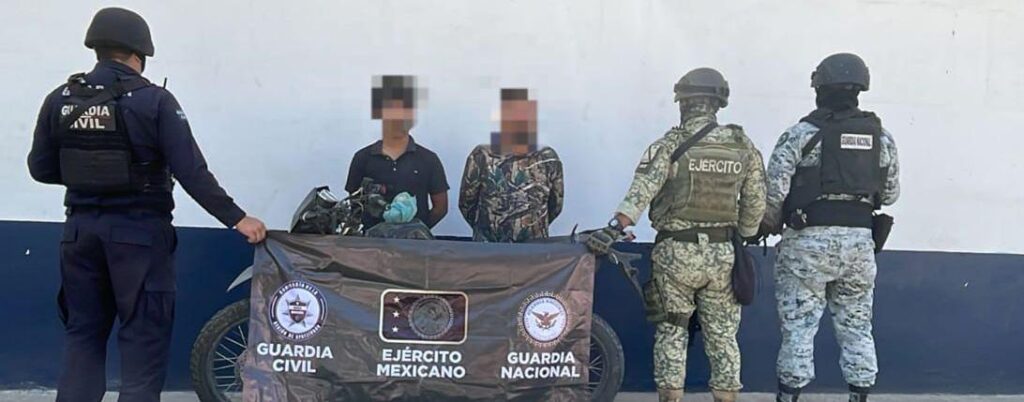 SSP detiene a dos hombres En Múgica